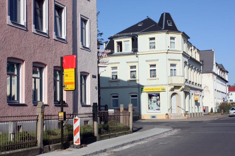 Haltestelle Kaditzer Straße (Foto: F. Philipp)