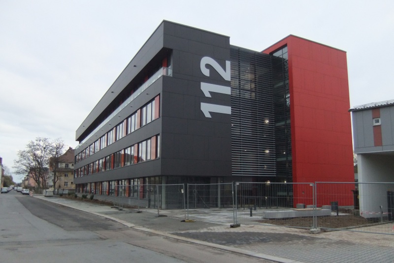 Das neue Gebäude an der Scharfenberger Straße