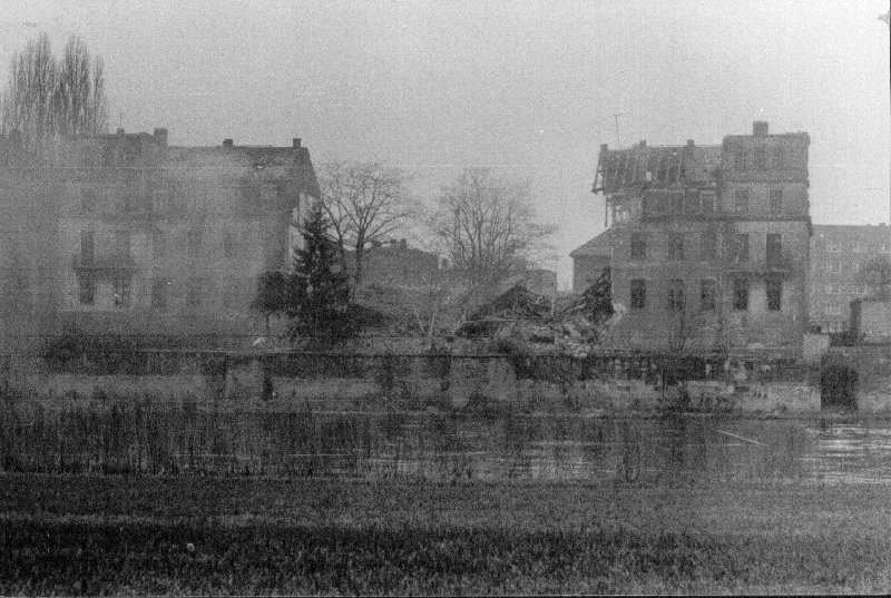 Nach der Sprengung - Foto: Archiv P. Gellner