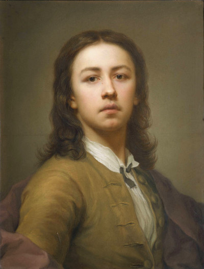 Anton Raphael Mengs, Selbstbildnis 1744, Staatliche Kunstsammlungen Dresden (Gemeinfrei,  WikiMedia) Anton Raphael Mengs, Selbstbildnis 1744, Staatliche Kunstsammlungen Dresden (Gemeinfrei,  WikiMedia)